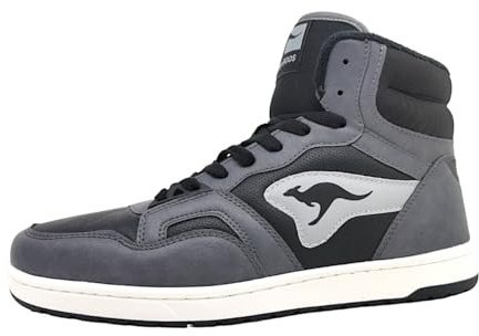 KangaROOS K-Slam Point Mid Damenschuhe Stiefel Schnürer Grau Freizeit, Schuhgröße:45 EU
