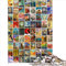 Vintage Reise Wandkunst für Erwachsene - 1000 Teile Puzzle Lernspiele Stressabbau (26x38cm)