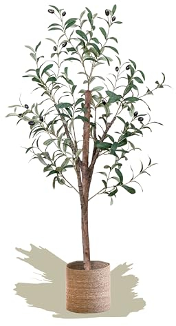 Maia Shop | Olivier Artificiel | Plante Artificielle interiur | Plante Artificielle | Mesures: 105 x 50 cm | Fausse Plante | Arbre Artificiel | Decoration Maison | Minimaliste