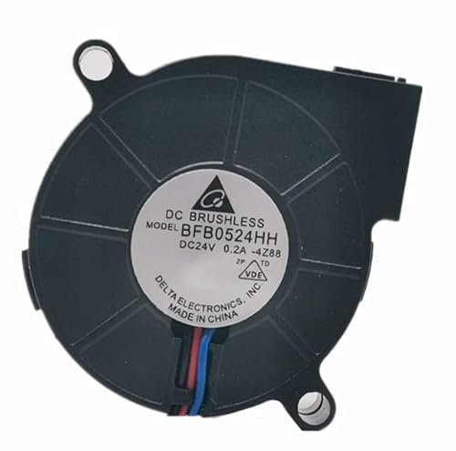 DEMICRATE BFB0524HH Fan BFB0524HH 24V 0.2A 5015 5CM Turbine Centrifugal Blower Cooling Fan