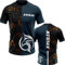 MTB Trikot,Herren Kurzarm Downhill Jersey Mountainbike MTB Top,Shirt Downhill Fahrrad Jersey Schnelltrocknend Atmungsaktiv Feuchtigkeitstransport Radtrikot (TYP-1,XXL)
