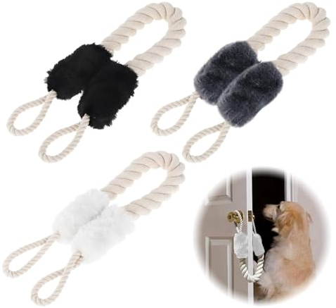 3 Stück Türkordel Klemmschutz, Klemmschutz Für Türen, Türstopper Boden Türstopper Klinke Seil Tür für Kinder Haustier