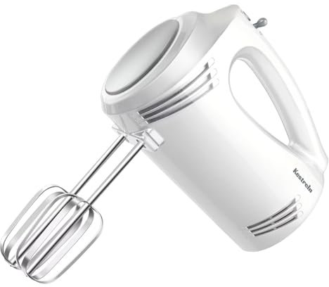 Hand Mixer Electric, Kestreln 350W Kitchen Electric Hand Whisk, 5 Speed + Eject Button + 2 Mixing Beaters + 2 Dough Hooks for Baking, S1