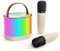 Girls Birthday Gifts Age 3-15 Year Old - Mini Kids Karaoke Machine Microphones Toys - Happy Birthdays Presents Gift for Her Daughter, Niece, Granddaughter Teenage Girl (Beige)