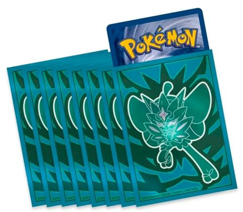 Pokemon Elite Trainer Box Cases [65 Sleeves], Show Off Your Cards with Promotional Pokemon ETB Box Sleeves, Pokemon Card Sleeves (Ogerpon)