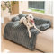 Avont Hundebett, Flauschige Hundematte Decke für Sofa für Hunde Katzen mit abnehmbaren waschbaren Bezug und Anti-Rutsch-Boden- Große/Dunkelgrau