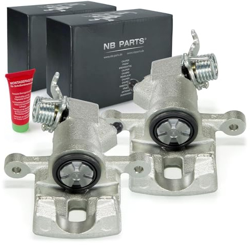 NB PARTS 2x Bremssattel Bremszange 34mm Hinterachse Satz Set Kit passend für Hyundai i10 PA