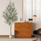 Alupssuc Olivier Artificiel 210cm en Pot Blanc, Arbre Artificielle Interieur Exterieur, Plantes Artificielles Interieur Fausse Plante Verte Décoration pour Maison Chambre Salon Balcon Cour Jardin
