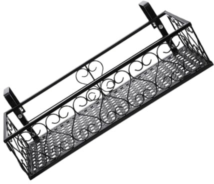 BESPORTBLE Hängender Blumentopf Für Balkon Wandhalter Für Blumen Aufbewahrungsregal Für Pflanzen Gartenblumenständer Hängehalter Für Blumen