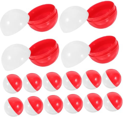 YARNOW 20Pièces Capsules Rondes Vides pour Distributeurs Conteneurs Plastique pour Fête pour Machines à Griffes Et Événements Festifs