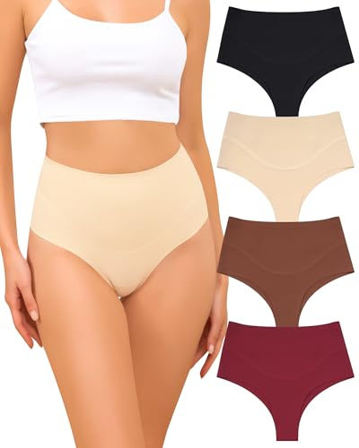 Levao Culotte Gainante Femme Ventre Plat Bresilien Slip Gainant Gaine Sculptante Taille Haute Minceur sans Couture Amincissante Invisible Shapewear pour Postpartum