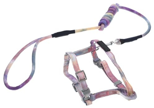 Verstellbares Welpengeschirr mit Haustier Kontrollseil für Welpen | Polyester und Nylon, Legierungsteile, Leichtes Design für Training und Outdoor Einsatz
