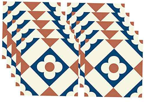 DIYEAH 10feuilles Stickers Carrelage Géométriques Autocollants Patchs Muraux Et Sol Antidérapants Pour Cuisine Salle De Bain Décor Rénovation Maison Sans Résidu