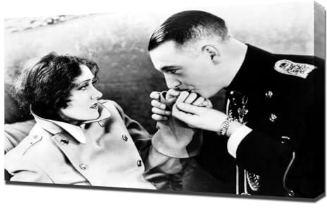 Annex Swanson Gloria Queen Kelly 01 - Leinwandbild auf Holzrahmen - perfektes Bild als Wanddeko