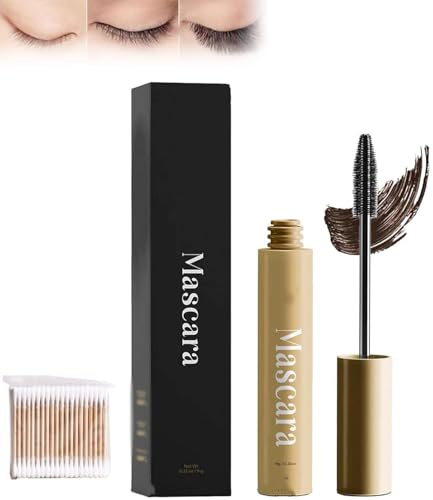 Beauty Mascara for Older Women,Volume & Lengthening Mascara Styling Eyelash,Eyelash Serum for Women,Waterproof & Sweatproof Long Lasting Non-smudged (Brown)