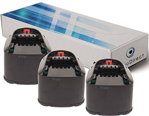 Lot de 3 Batteries pour Bosch ART26 Li débroussailleuse 3000mAh 18V - Visiodirect -