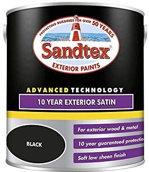 Sandtex 10 Year Exterior Satin 2.5lt Black