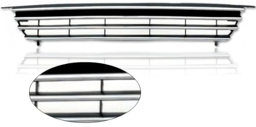 KG23CB - Sportgrill, Kühlergrill Chrom-Schwarz Geeignet für Polo 4 6N2 99-01