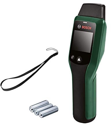 Bosch Feuchtigkeitsmessgerät UniversalHumid (präzise Ergebnisse dank Holzgruppenauswahl und LED-Ampel zureinfachen Interpretation)