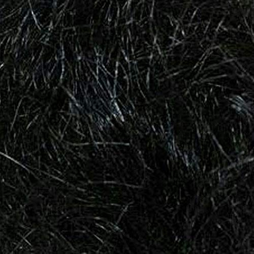 Füllmaterial für Geschenke – Sisal Watte/Wolle/Fasern – Flachshaar/Feenhaar Dekoration (Schwarz, 700 Gramm)