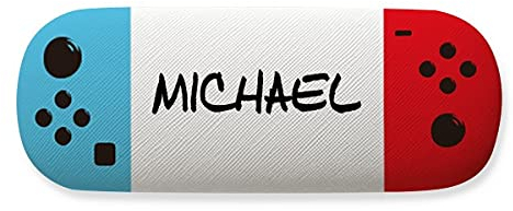 Brillenetui mit speziellem englischem Namen, Michael, für kreatives Spiel, Muschel-Halter