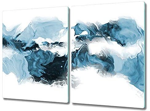 Coloray Tablero De Vidrio Para La Cocina 2x40x52 Tabla De Cortar Protector Induccion Para Cortar Vidrio Placa De Tabla - Los Picos En Las Nubes