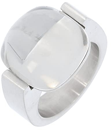 XEN Ring mit 15x15 mm großen Quarz hell 48 (15.3)