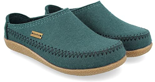 HAFLINGER Adult Pantoffeln mit Kaltfutter Blizzard Credo blau