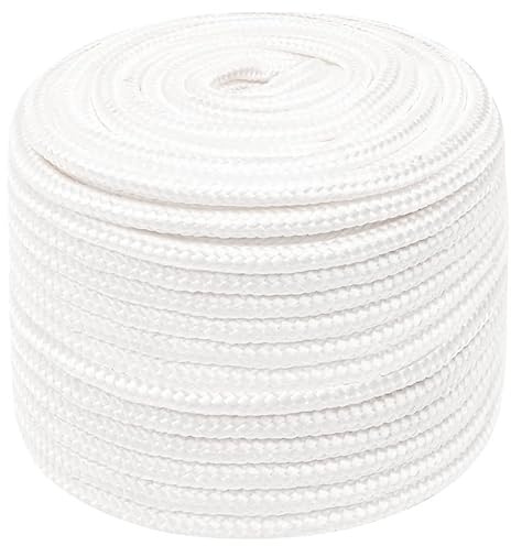 Boat Rope Full White 12 mm 100 m Polypropylene