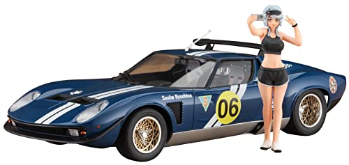 Hasegawa SP556 1/24 Wild Egg Girls Lamborghini JOTA SVR, Sasha Ilyushina Modellbausatz, Mehrfarbig