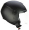 CGM Casco open face, 167A FLO MONO Nero opaco lunga, L