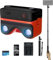 KanDao 3D Digitalkamera, 2.54 Touchscreen 60Mbps Stereoskopische Kamera, Bildstabilisierung Stabilisierung, 3D Foto & Video, Vlog VR Kamera, QooCam EGO, Schwarz, Reise-Kit