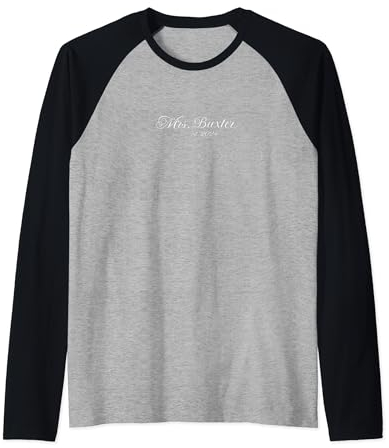 Mrs BAXTER 2024 er legte einen Ring drauf Verlobung Hochzeit Raglan