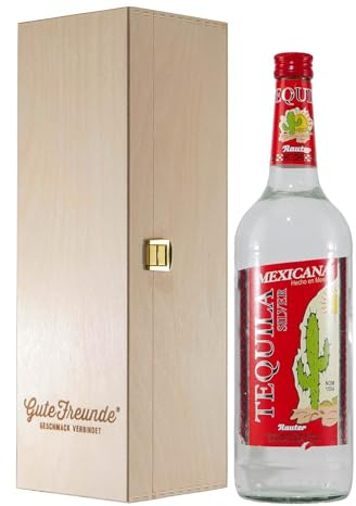 Rauter Tequila Mexicana Silver mit Geschenk-Holzkiste