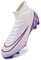 DimaiGlobal Scarpe da Calcio Uomo Sportivo attività all'aperto Tacchetti Professionali competizioni Scarpe da Allenamento Teenager Scarpe da Calcetto Prato Artificiale 44EU Rosa 2