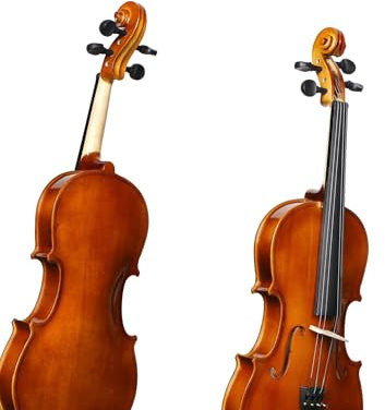 Geige Fichtenvioline Violine Anfänger Linde Saitenhalter 1/4 1/2 3/4 4/4(1/4)