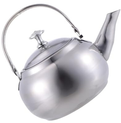 Mikinona Bouilloire Acier Inoxydable Bouilloire Chauffante Pour Maison Pour Eau Chaude Compatible Induction Électrique Et Gaz