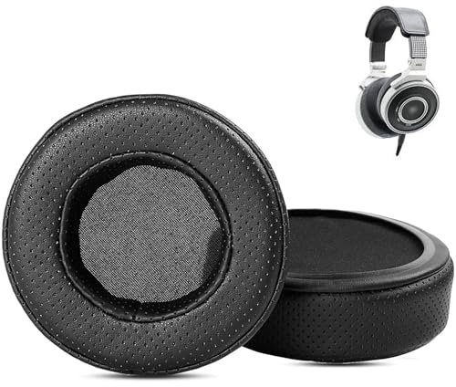 K267 Kopfhörer Atmungsaktives, perforiertes Leder Ersatz Ohrpolster Kompatibel mit AKG K267 K167 K520 Kopfhörer Ersatzpolster