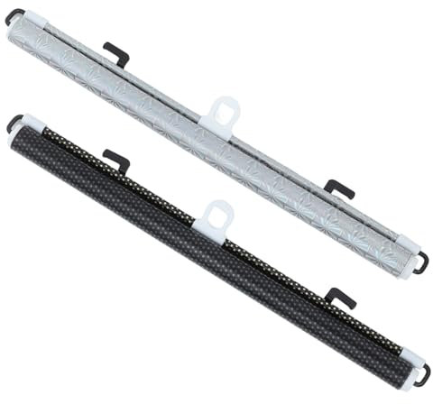 LIFKICH 2pcs Portable Blackout Roller Blinds Cup Window Shades for Home Office Car Mesh Sunshade for Privacy and Uv