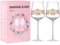 Autsel Weingläser Set 2Er (500 Ml) • Geschenke für Frauen • Kratzfeste Weingläser • Weinglas Personalisiert • Zeitlose Gläser für Weißwein • Personalisierte Geschenke