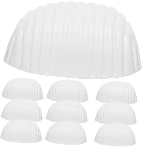 GETAJGHSD 10 Stück Baseballkappen Innenfutter, Bauhelm Innenfutter, Bauhelm Innenfutter, Huteinsatz, Hutform, Baseballkappen Einsatz, Hutformer, Hutstütze, Hutkrempenformer, Kappeneinsätze