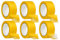 Sunrise Packaging 6 Rolls Double Sided Carpet Tape 50mm x 10m | Heavy Duty Rug Gripper | Anti Slip Floor Adhesive | No Residue | Strong Self Stick for Rugs, Hardwood, Tile & Vinyl
