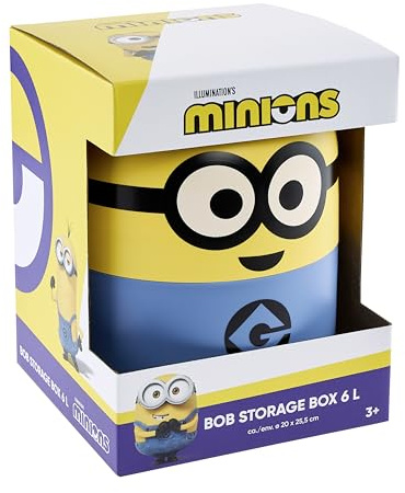 keeeper bob Minions Aufbewahrungsbehälter, 6 l, Sunny Yellow