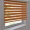Doppelrollo Premium 20 x 80 cm Terracotta - Duorollo Vario Seitenzug zum Anschrauben freihängend für Wandmontage und Deckenmontage - inkl. Metallträger