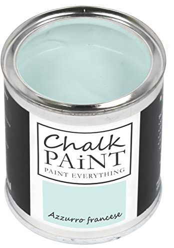 Chalk Paint Everything® – Pintura tiza Azzurro Francese vuelva a dar color fácilmente todo tipo de material sin lijar (250 ml)