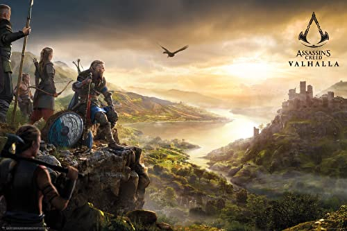 GB eye Ltd Assassins Creed Valhalla Vista, UTTA6615_1, mehrfarbig, 24 x 36 inches