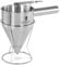 Royal Catering RCSD-12 Entonnoir ? Piston En Inox Chinois Professionnel De Cuisine (1,2 l, 150 x 220 x 290 mm, Acier inoxydable)
