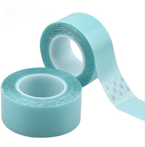 2 Rollen 3 Meter Breite 2 cm Ersatztapes Klebeband, Extensions Haar Klebeband Haarverlängerung Klebeband Starke Klebekraft, Wasserdicht Tape In Hair Extensions für Tape Extensions, Perücken
