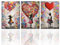 Tucocoo Graffiti-Liebesgemälde für Wohnzimmer, Straße, Pop-Art-Bilder, 3 Stück, Leinwand, Banksy, kleines Mädchen, Wandkunst, zeitgenössisches Kunstwerk, Heimdekoration, Giclée-Holzrahmen, fertig zum