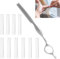Rasiermesser Herren, Rasiermesser mit Wechselklinge, Salon und Heimgebrauch mit 10 Effiliermesser Haarrasierkamm, Rasierer Herren, Rasiermesser Set, Straight Razor, Rasiermesser Klingen